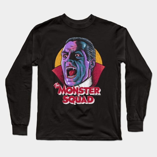 Monster Squad, Cult Classic, 80s Long Sleeve T-Shirt by PeligroGraphics